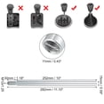 thumbnail image 4 of Extensor de perilla de cambio de 10 ", aleación de aluminio, palanca de cambios de coche, extensión de palanca de cambios M12x1.25, apto para Toyota Supra 1993-1998, paquete de 1, 4 of 7