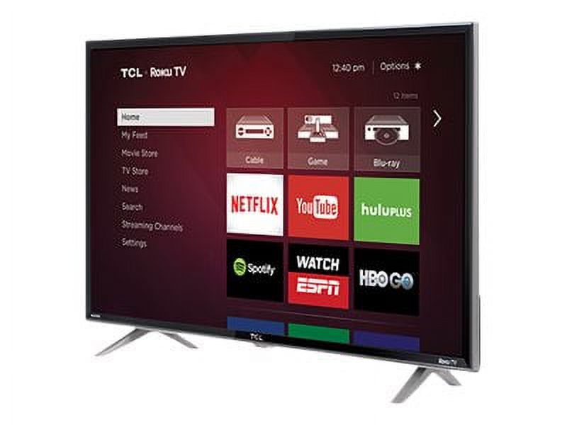 TCL Roku TV 40FS3850 - 40" Diagonal Class (39.5" viewable) LED TV - Smart TV - 1080p (Full HD) 1920 x 1080 - dynamic backlight - high gloss - image 2 of 7