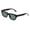 Black, variant on Women Bold Vintage Fashion Sunglasses - Nearly Flat Lens - Trapezoid - 100% UVA and UVB