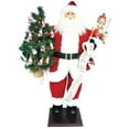 thumbnail image 2 of 36" Traditional Santa w/ Nutcracer and LED lighted tree, 2 of 2
