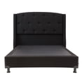 thumbnail image 2 of Box Base Cama Individual + Cabecera Zefyr Negro, 2 of 8