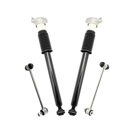 Rear Shock and Sway Bar Link Kit 4 Piece - Compatible with 2008 - 2015 Mercedes-Benz C350 2009 2010 2011 2012 2013 2014