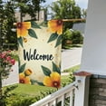 thumbnail image 5 of Fall Thanksgiving Floral 12 Garden Flag 12.5x18 Inch Double Sided For Outside Small Burlap Yard Flag 1 Flag, 5 of 5