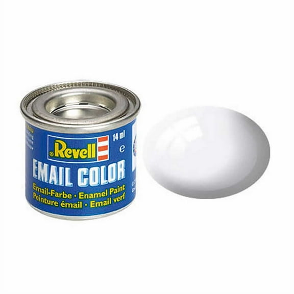 White Gloss Enamel Paint 14ml (.47oz) Tinlet Revell