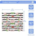 thumbnail image 4 of Pig Watermelon Stripes Washcloth 12x12in Set, 6 Pack Absorbent Cotton Towel Square Kitchen Dishes Towels, Soft Cleaning Face Hand Towel Fast Drying Wash cloth, 4 of 7