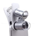 thumbnail image 2 of Mini microscopio de metal 60x Lupa de mano con luz LED UV para joyas Diamantes, piedras, monedas, sellos TUNC Sencillez, 2 of 5