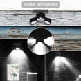 thumbnail image 3 of Lumières Solaires Extérieures, Lumières de Sécurité à Capteur de Mouvement Lumières Murales Solaires avec Double Tête Projecteurs 30 LED Étanches 360° Réglables Lumières Solaires Extérieures, 3 of 9