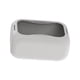 thumbnail image 2 of Caja de pañuelos de silicona, porta servilletas de papel, estuche de pañuelos decorativo portátil Blanco, 2 of 9