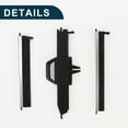 thumbnail image 6 of Unique Bargains AC Air Vent Clips Tab Air Conditioning Vent Outlet Trim Tab for BMW 3' G20 Black Silver Tone Right 1 Set, 6 of 6