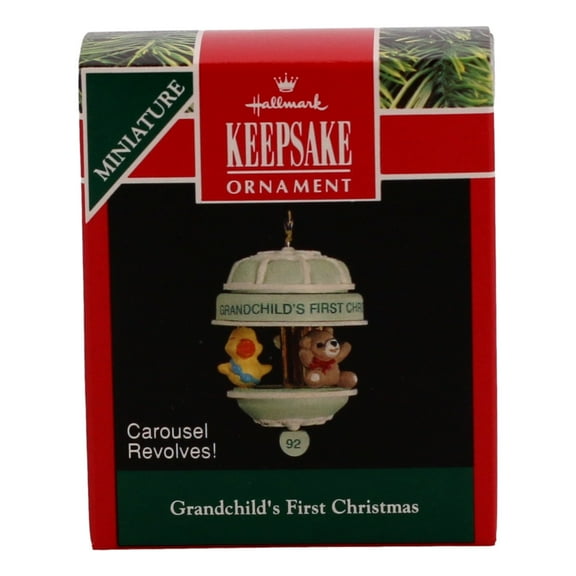 Coca-Cola Santa Miniature Hallmark Keepsake Ornament 1991 New QXM5884