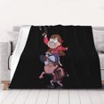 thumbnail image 1 of Manta de franela Gravity Falls, acogedora, cálida, suave, ligera, para cama, sofá, para acampar y viajar, adecuada para todas las estaciones, 1 of 8