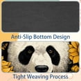 thumbnail image 4 of Panda Printed Square Mousepad Desk Pad Desk Mat, 8.3x9.8 Inch, Non-Slip Rubber Bottom, Suitable for Office and Gaming, 4 of 6