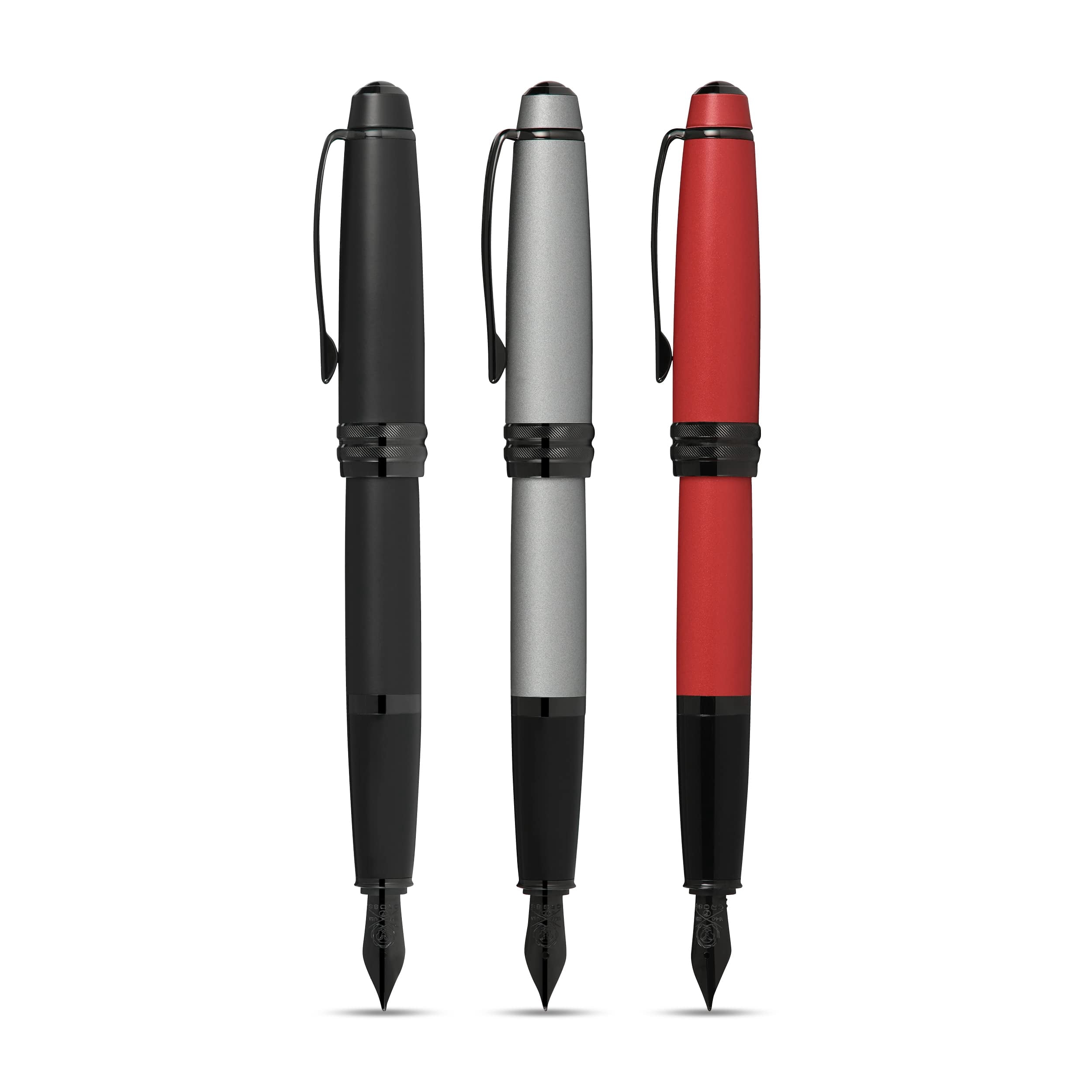 Cross Bailey™ Matte Gray Lacquer Extra Fine Fountain Pen
