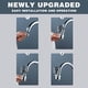 thumbnail image 5 of Grifo de extracción Extensor ajustable avanzado de tres velocidades con presurizado a prueba de salpicaduras para la salida de agua de estiramiento de cocina y baño, 5 of 7