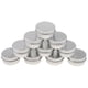 thumbnail image 2 of 10x Bálsamo labial de aluminio Tarros de hojalata Tarro de crema Recipientes de almacenamiento de botellas - B-10ML-4 x 1.4cm , B A-10ML-3.5 x 1.8cm Salvador Latas cosméticas vacías, 2 of 6