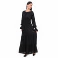 thumbnail image 4 of ThePirateDressing Women’s Renaissance Medieval Peasant Smocked Maxi Dress, 100% Rayon, 4 of 6