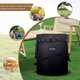 thumbnail image 1 of Bote De Basura Para Acampar Bote de basura portátil para acampar, bolsa de barril plegable, resistente al agua para exteriores (negro), 1 of 8