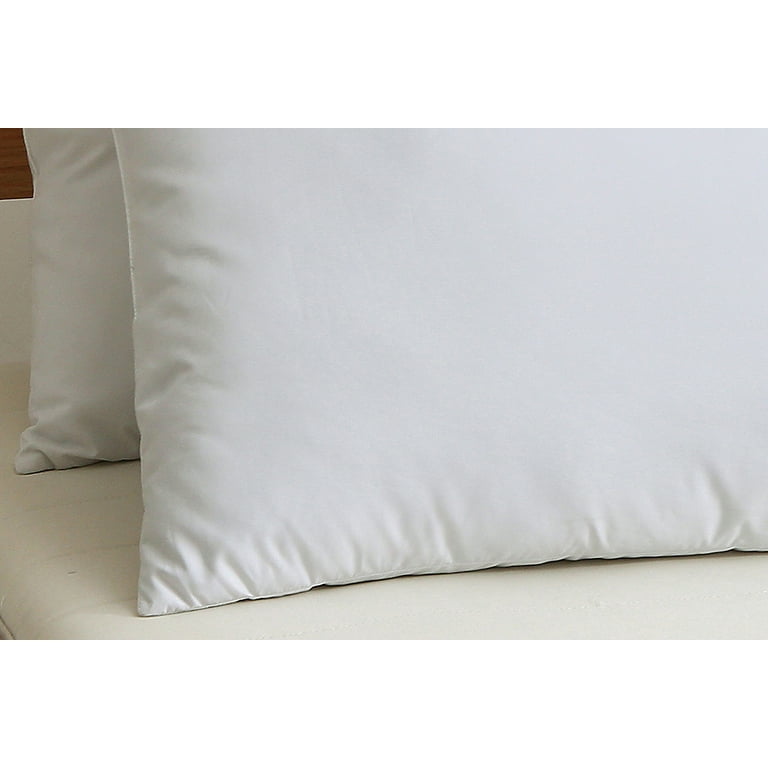 St. James Home 4 Pack Soft Cover Nano Feather Filled Bed Pillows Jumbo - White