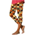 thumbnail image 2 of Ailaofu Women's High Waisted Buttery Soft Skull & Halloween Print Leggings, 2 of 5