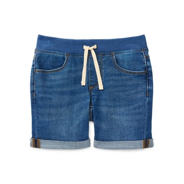 Wonder Nation Girls Denim Shorts, Sizes 4-18 & Plus