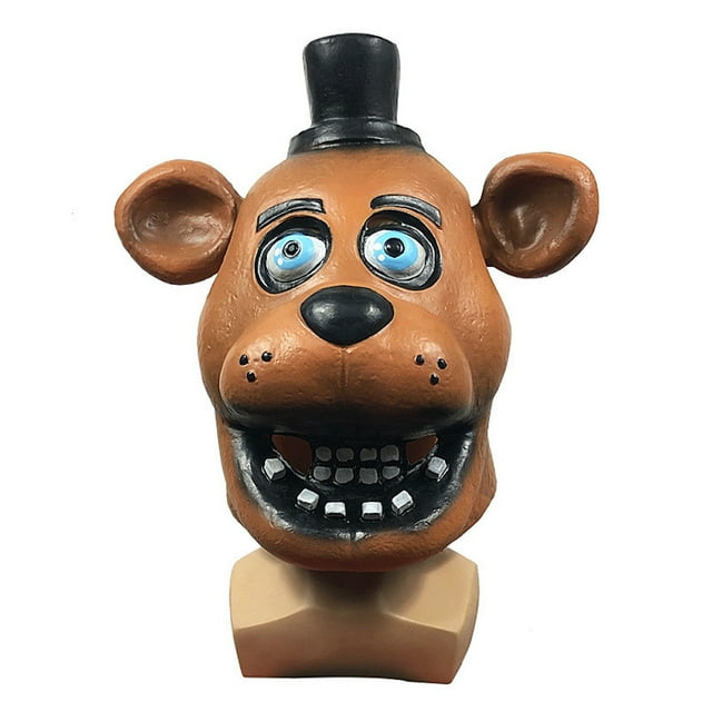 Máscara de látex de Freddy Bear Five Nights para Halloween