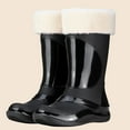 thumbnail image 4 of Wensltd Long Rain Boots for Women Waterproof Wide Calf Boots for Women Warm Fashion Outdoor Work Boots, 4 of 4