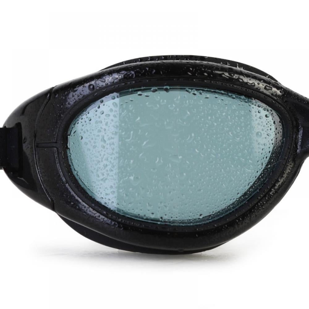 Swimming Goggles Set Professional Anti Fog No Leaking UV Protection Wide View Swim Goggles with Nose Clip, Earplugs and Cap For Women Men Adult Youth Kids