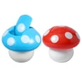 thumbnail image 2 of 2Pcs Office Trash Can Mushroom Shape Red For Office Desk 7.47X7.47X7.47in, 2 of 9