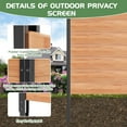 thumbnail image 5 of Outdoor Privacy Screen Privacy Fence Panels for Outside, 2 Panels 36"W X 44"H Wood Decorative Fence,Pool Equipment Enclosure, Patio Garden Fence Perfect to Enclose Trash Cans and Air Conditioner, 5 of 8