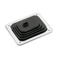thumbnail image 6 of Mr Gasket Black Rubber Manual Transmission Shift Boot with Chrome Plated Steel Ring, 6 of 6