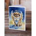 thumbnail image 2 of Tibetan Spaniel My Angel Greeting Cards Pack of 8 7 in x 5 in, 2 of 3