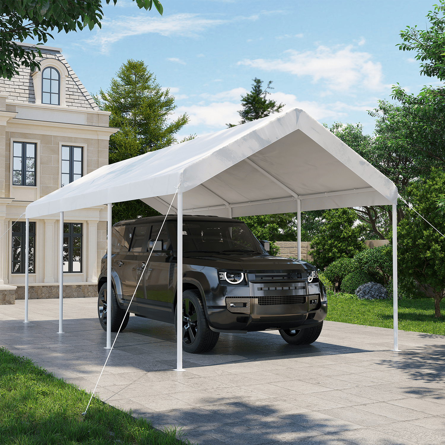 Backyard Discovery Kingsport Carport Gazebo 20'x20' with Metal