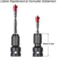 thumbnail image 5 of Paquete de 2 adaptadores de enchufe telescópico de 1/2 quot; Conduzca en escuadra a 1/4" Adaptadores de zócalo hexagonal Chuck Converter Quick Feliz Sencillez, 5 of 5