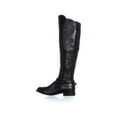 thumbnail image 3 of Womens Steve Madden Skippur Knee-High Boots, Black Leather, 3 of 5