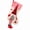 Color:White, variant on Long Leg Gnome Christmas Stockings Xmas Elf Santa for Doll Element Stocking Fami