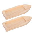 thumbnail image 1 of PENIKOKO 2 Pcs Modèle Réduit de Canot/bateau en Bois pour, 1 of 8