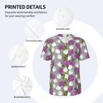 thumbnail image 5 of Rocae Rose Flowers for Breathable Men's Baseball T-Shirt Fashionable Casual Baseball Jersey, Moisture-wicking Sportswear Large, 5 of 9