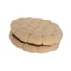 thumbnail image 4 of Cojín con forma de galleta, cojín de suelo, decoración decorativa, cojín moderno para silla marrón claro, 4 of 9