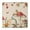 Red Mushroom Frog, variant on Yellow Brown Mushroom Small Flower White Pattern Square Fitted Tablecloth with Elastic Edge,Square Table Cover,Washable Elastic Table Cover for Home Kitchen Party Decor 34"x34"