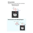 thumbnail image 4 of Wall Light Touch Switch, 10A 100-250V 2 Gang Light Touch Switch  For Home, 4 of 8