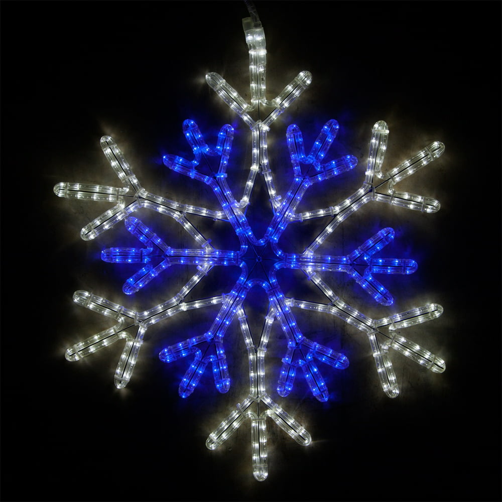 Wintergreen Lighting LED Snowflake Light Christmas Decorations Outdoor