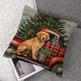 thumbnail image 7 of BANET Throw Pillow Covers Set of 2 Merry Christmas Pillow Cover with Dog Cushion Cover Farmhouse Decorative Throw Pillow Case (2Pack) 22x22in, 7 of 7