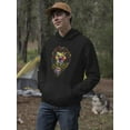 thumbnail image 2 of Savage Slogan With Lion Head Hoodie Men -GoatDeals Designs, Male 3X-Large, 2 of 4
