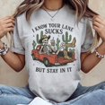 thumbnail image 2 of Stay In Your Lane Unisex T-Shirt, Sizes S-5XL - Gategoo, 2 of 5