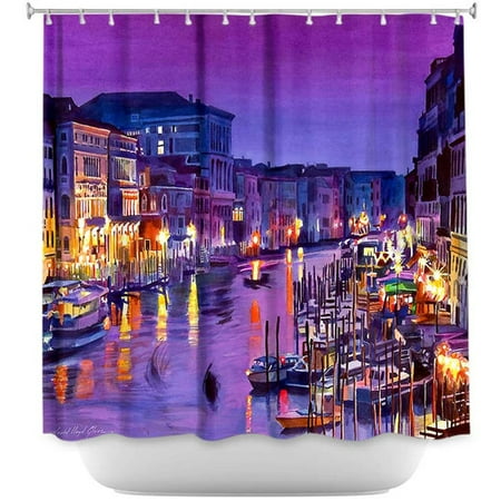 Dianoche Designs Romantic Venice Night Single Shower Curtain Dianoche Designs Romantic Venice Night Single Shower Curtain Com