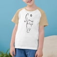 thumbnail image 4 of Kids Girl Boy Crew Neck Spandex Tops Lounge Blouses for Kid Short Sleeve Graphic Kawaii Summer Fall Shirts 2026 Clothes Y2K, 4 of 8