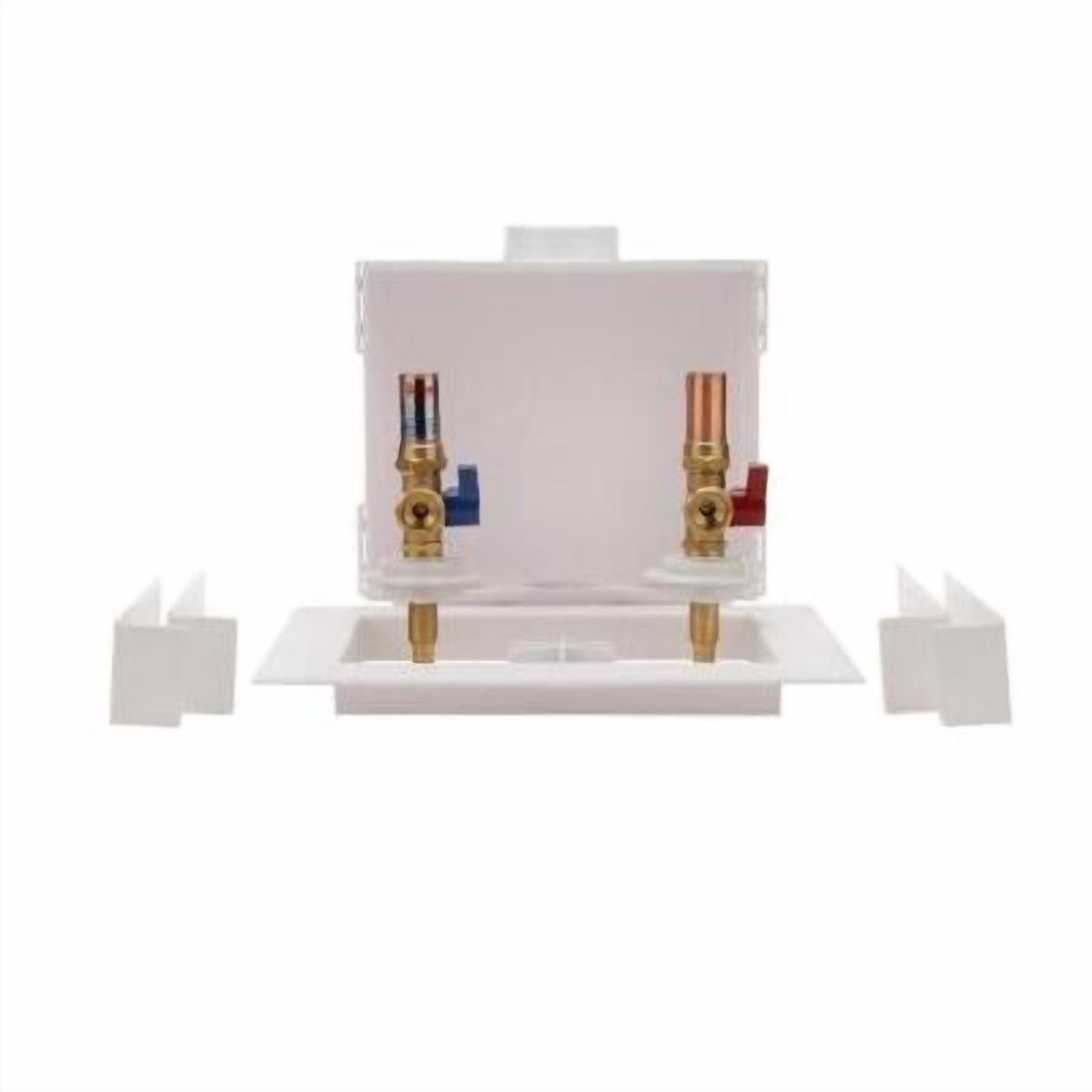 Oatey 38542 Quadtro Quarter Turn with Water Hammer Washing Machine Outlet Box
