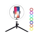 thumbnail image 3 of Anillo De Luz De Relleno Regulable De 10 Pulgadas Selfie Studio Camera Video Live Rgb Led Ring Lamp Con Trípode Y Soporte Para Teléfono Yuarrent EL012166-00, 3 of 6