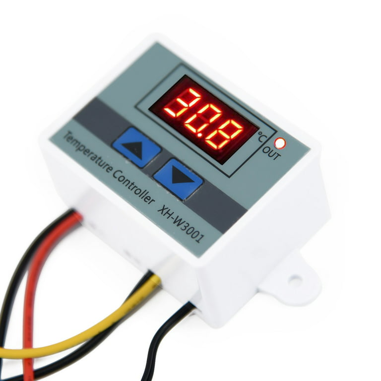 Rooha Mini Digital LCD Temperature Controllers Thermostat Control Switches  Probe 