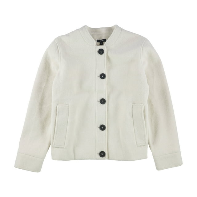 Chaqueta Bomber Alfani para Mujer Color Blanco Roto Extragrande